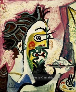 Werke von 350 berühmten Malern Werke - Le peintre II 1963 Kubismus Pablo Picasso